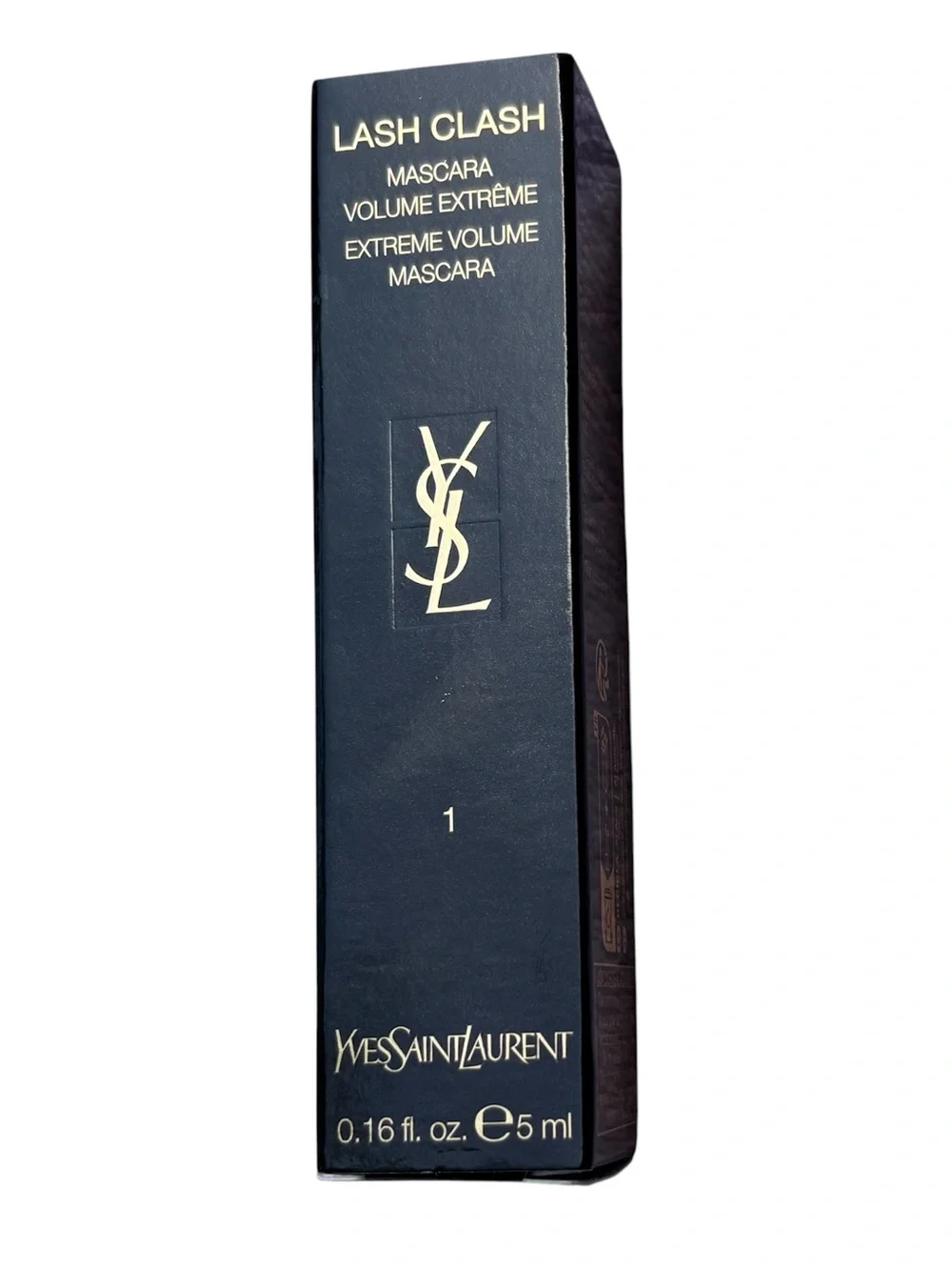Yves Saint Laurent Lash Clash Extreme Volume Mascara Travel Size Noir Black NIB